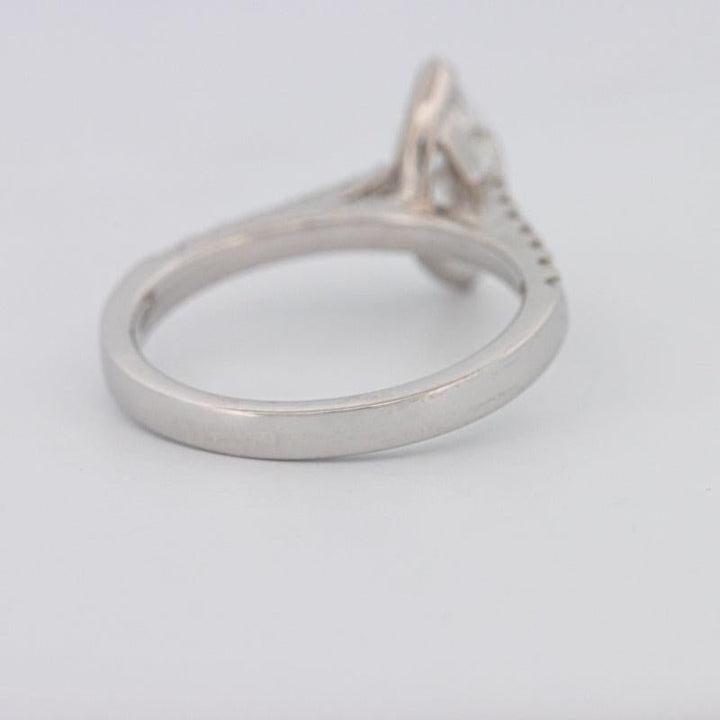 1 CT Marquise Solitaire Pavé Ring - ZIZOV DIAMONDS