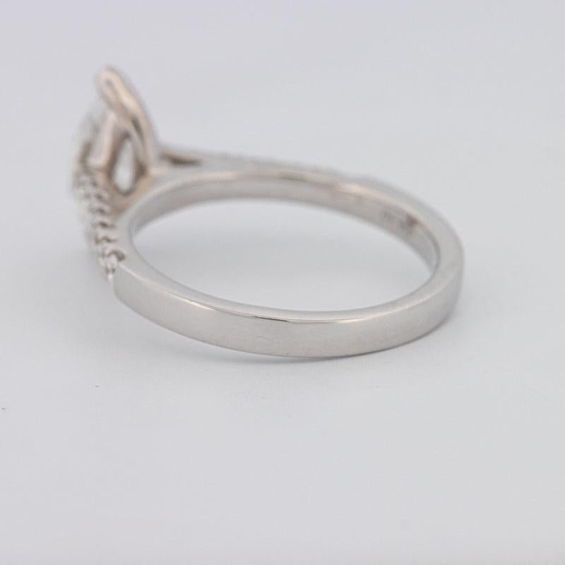 1 CT Marquise Solitaire Pavé Ring - ZIZOV DIAMONDS