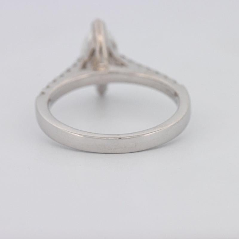 1 CT Marquise Solitaire Pavé Ring - ZIZOV DIAMONDS