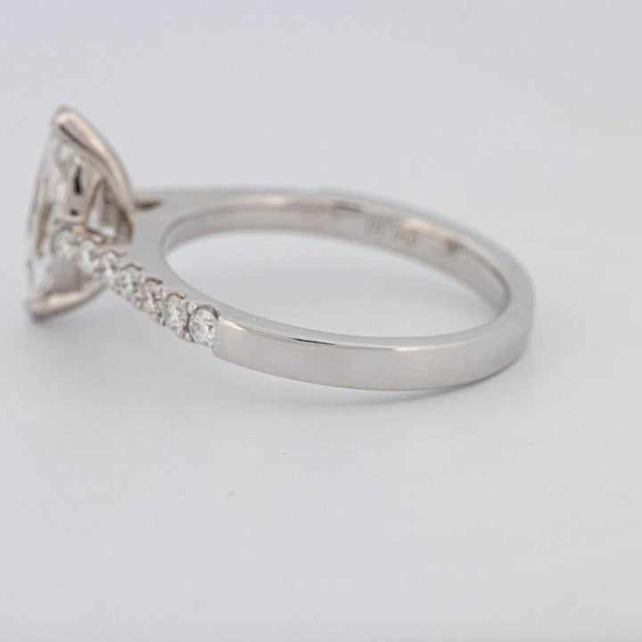 1 CT Marquise Solitaire Pavé Ring - ZIZOV DIAMONDS