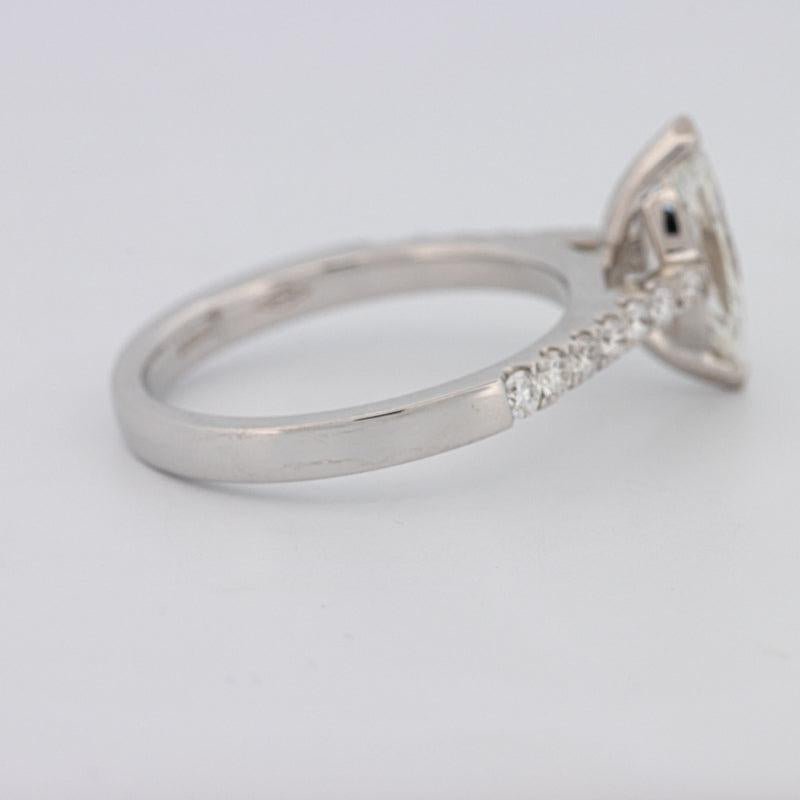 1 CT Marquise Solitaire Pavé Ring - ZIZOV DIAMONDS