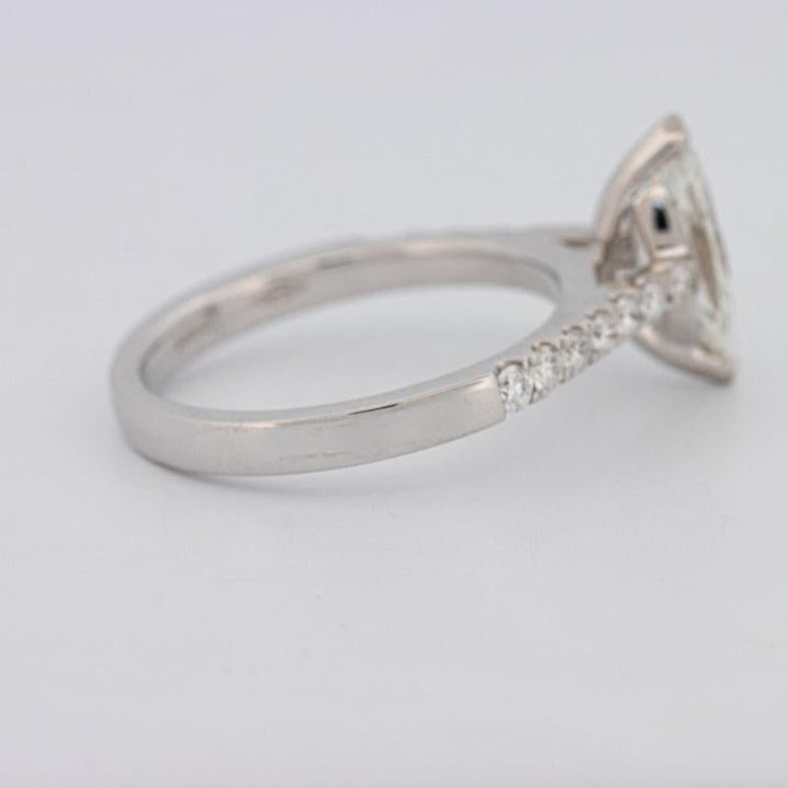 1 CT Marquise Solitaire Pavé Ring - ZIZOV DIAMONDS