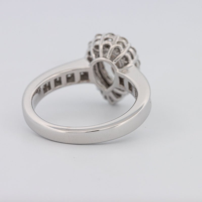 1 CT Pear - shape Halo Solitaire - ZIZOV DIAMONDS