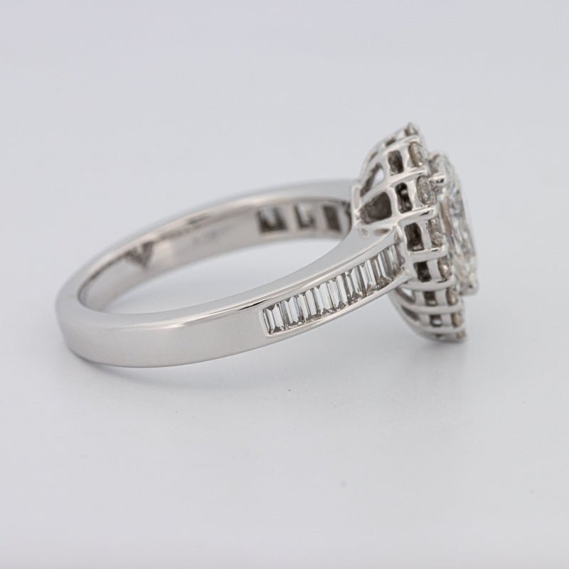 1 CT Pear - shape Halo Solitaire - ZIZOV DIAMONDS