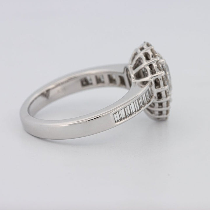 1 CT Pear - shape Halo Solitaire - ZIZOV DIAMONDS