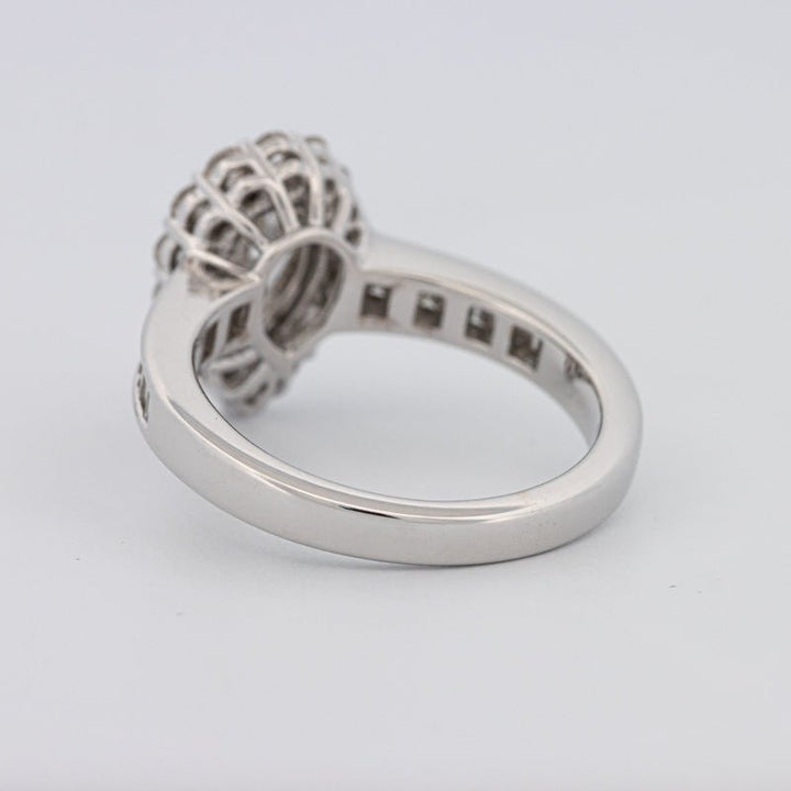 1 CT Pear - shape Halo Solitaire - ZIZOV DIAMONDS