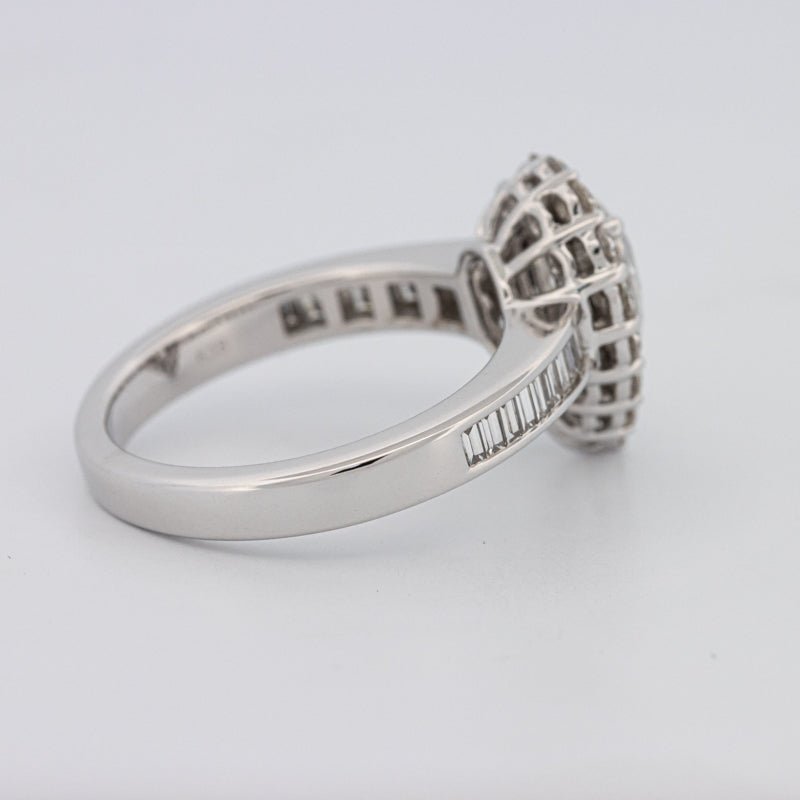 1 CT Pear - shape Halo Solitaire - ZIZOV DIAMONDS