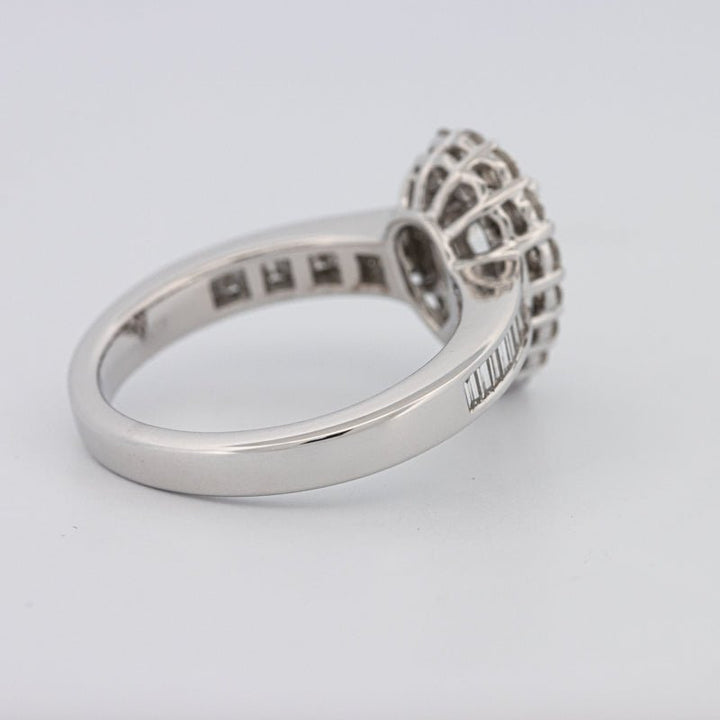 1 CT Pear - shape Halo Solitaire - ZIZOV DIAMONDS