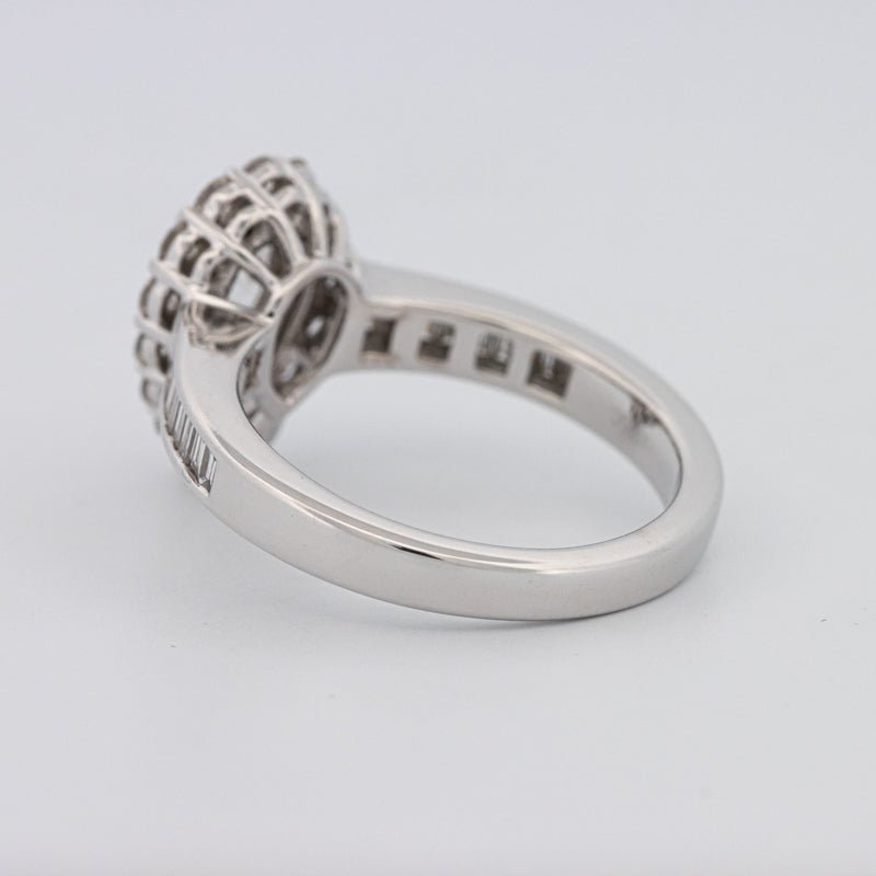 1 CT Pear - shape Halo Solitaire - ZIZOV DIAMONDS