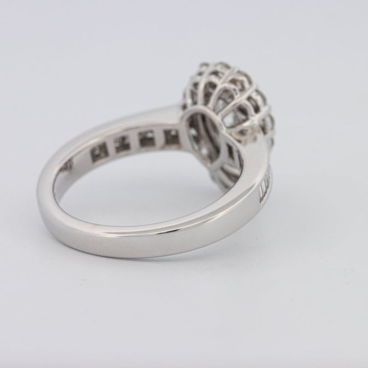 1 CT Pear - shape Halo Solitaire - ZIZOV DIAMONDS