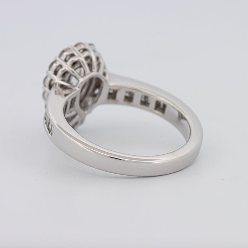 1 CT Pear - shape Halo Solitaire - ZIZOV DIAMONDS