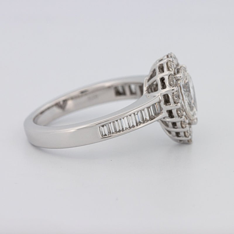 1 CT Pear - shape Halo Solitaire - ZIZOV DIAMONDS