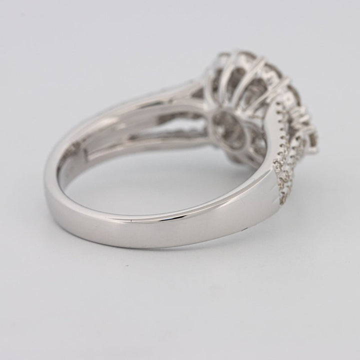 1 CT Round Cut Halo Pavé Solitaire (LG) - ZIZOV DIAMONDS