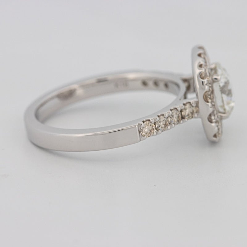 1 CT Round Cut Halo Pavé Solitaire (LG) - ZIZOV DIAMONDS