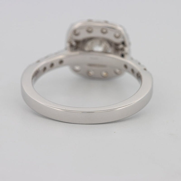 1 CT Round Cut Halo Pavé Solitaire (LG) - ZIZOV DIAMONDS