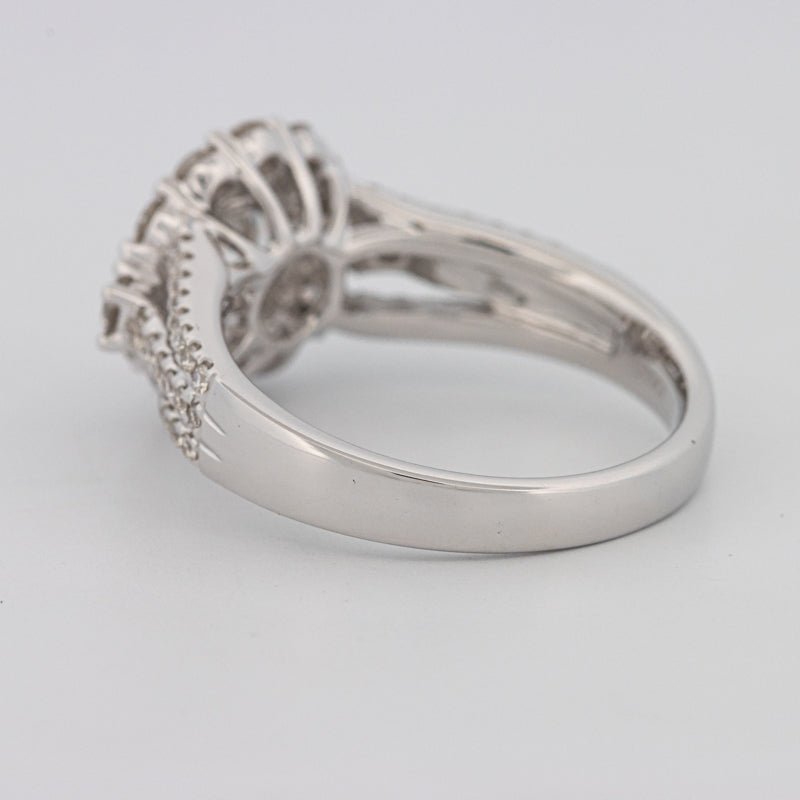 1 CT Round Cut Halo Pavé Solitaire (LG) - ZIZOV DIAMONDS