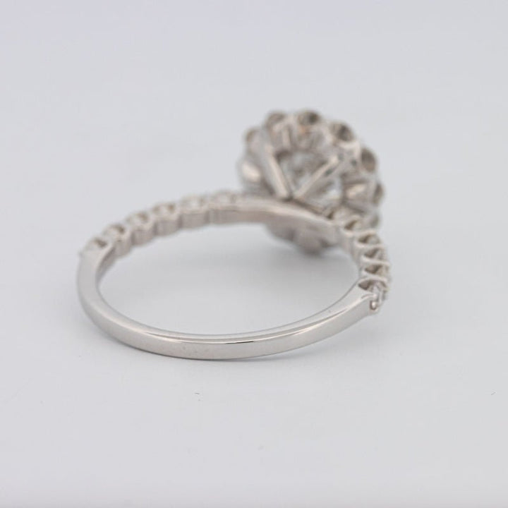 1 CT Round Halo Solitaire Ring - ZIZOV DIAMONDS