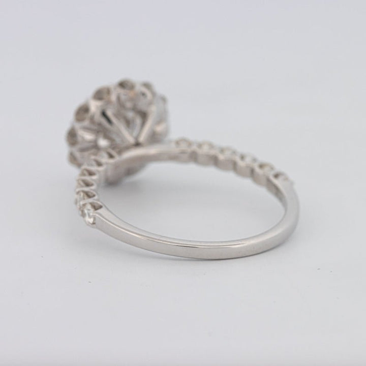 1 CT Round Halo Solitaire Ring - ZIZOV DIAMONDS