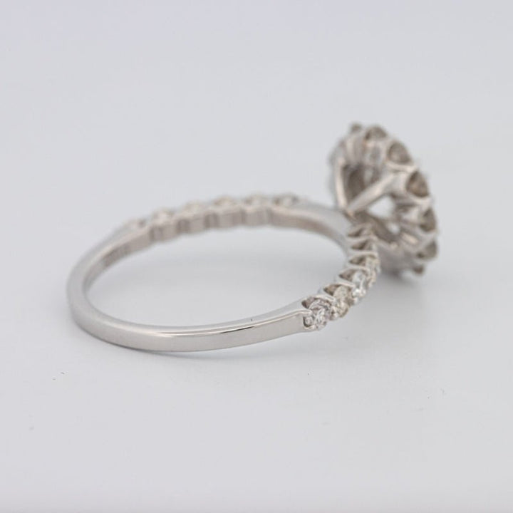 1 CT Round Halo Solitaire Ring - ZIZOV DIAMONDS