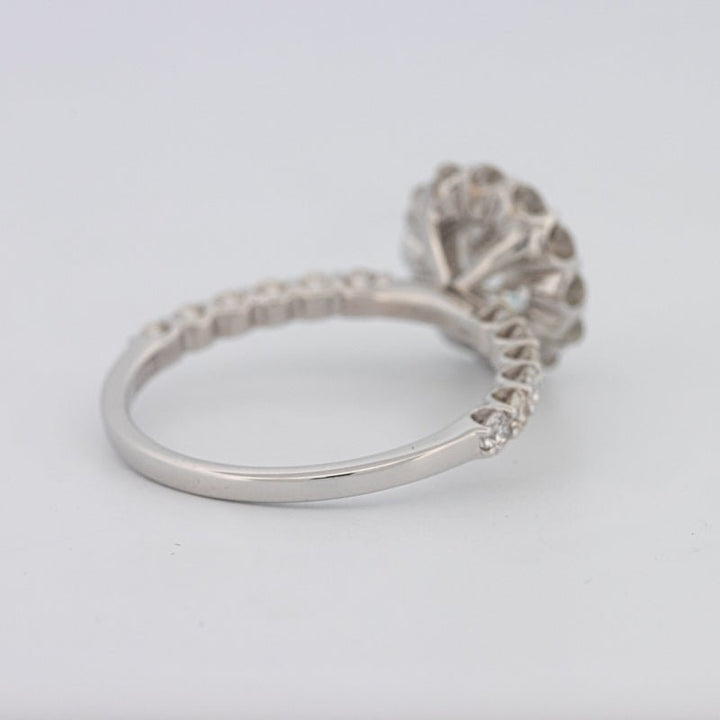 1 CT Round Halo Solitaire Ring - ZIZOV DIAMONDS