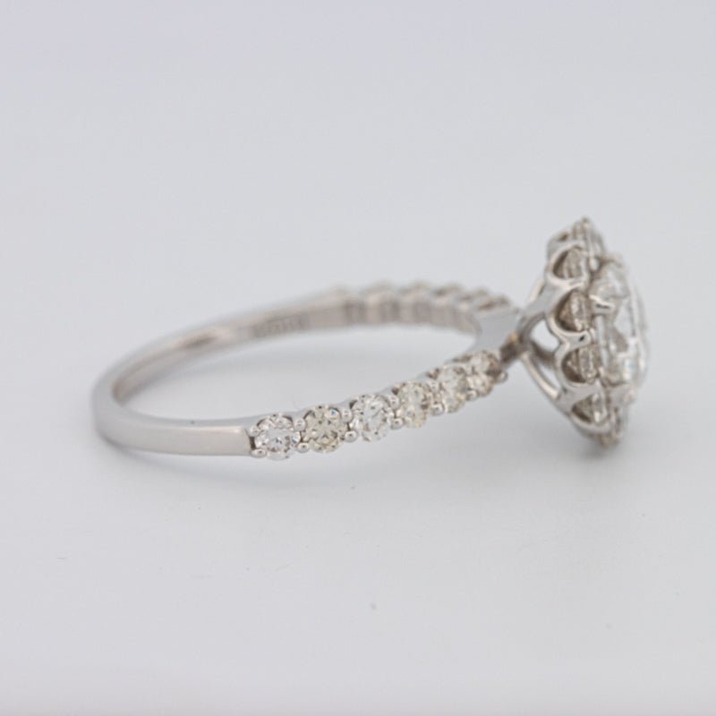 1 CT Round Halo Solitaire Ring - ZIZOV DIAMONDS