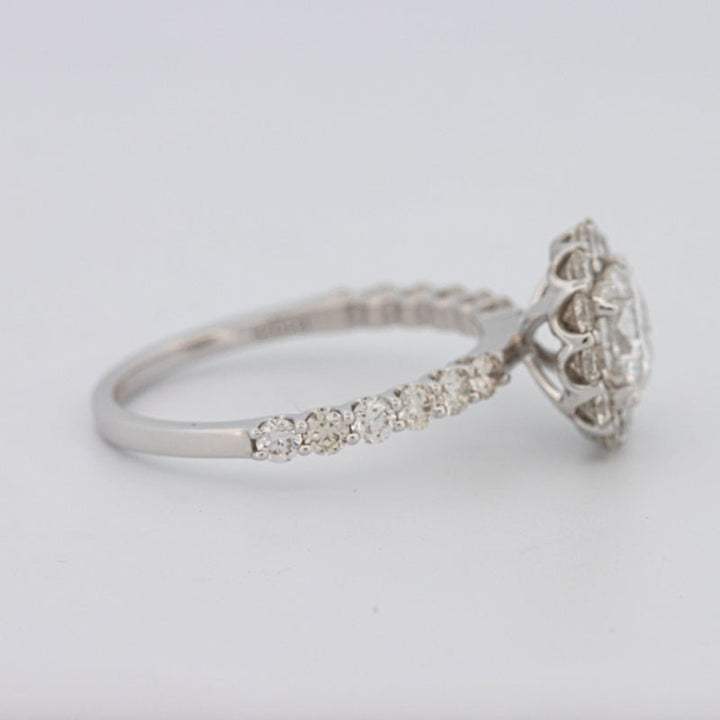 1 CT Round Halo Solitaire Ring - ZIZOV DIAMONDS