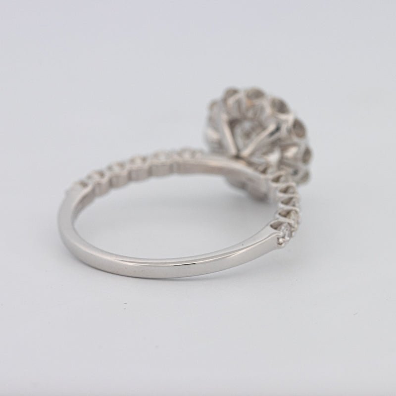 1 CT Round Halo Solitaire Ring - ZIZOV DIAMONDS