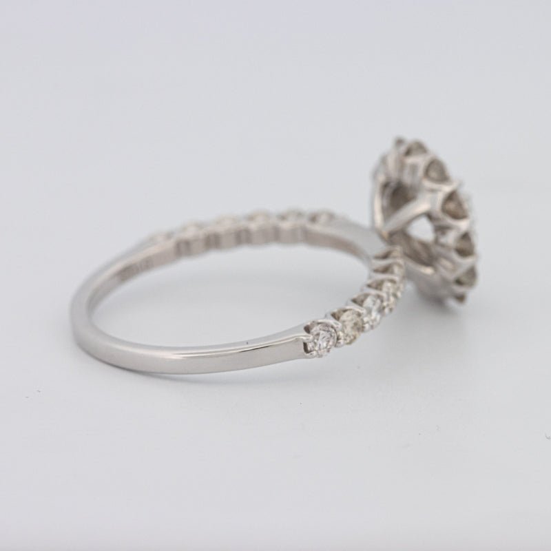 1 CT Round Halo Solitaire Ring - ZIZOV DIAMONDS