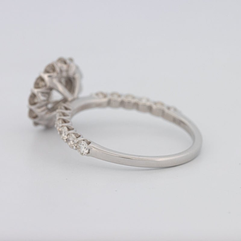 1 CT Round Halo Solitaire Ring - ZIZOV DIAMONDS