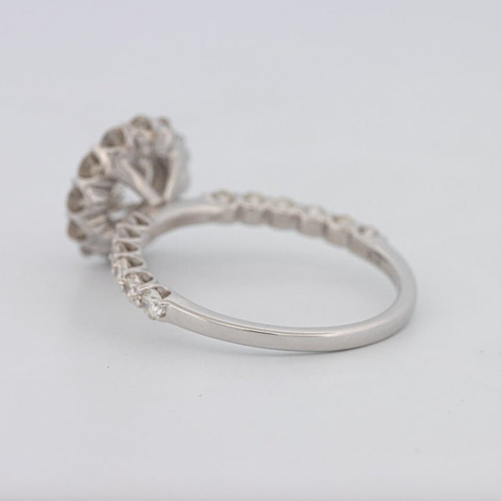 1 CT Round Halo Solitaire Ring - ZIZOV DIAMONDS