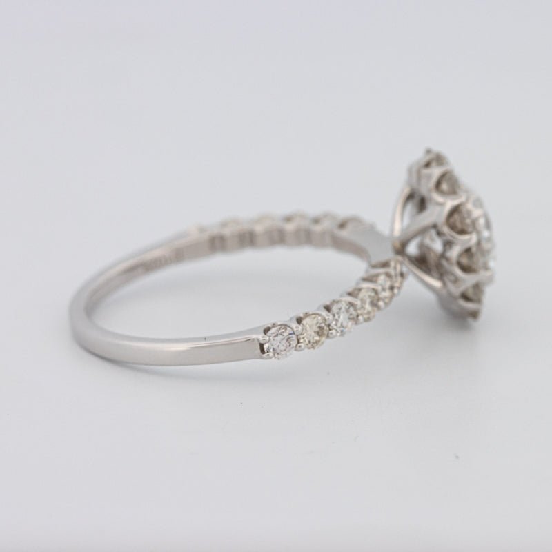 1 CT Round Halo Solitaire Ring - ZIZOV DIAMONDS