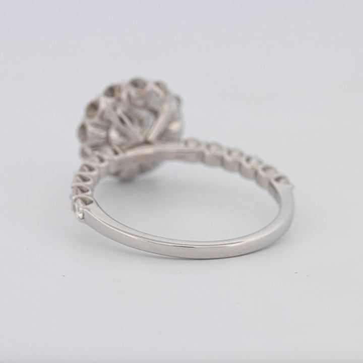 1 CT Round Halo Solitaire Ring - ZIZOV DIAMONDS