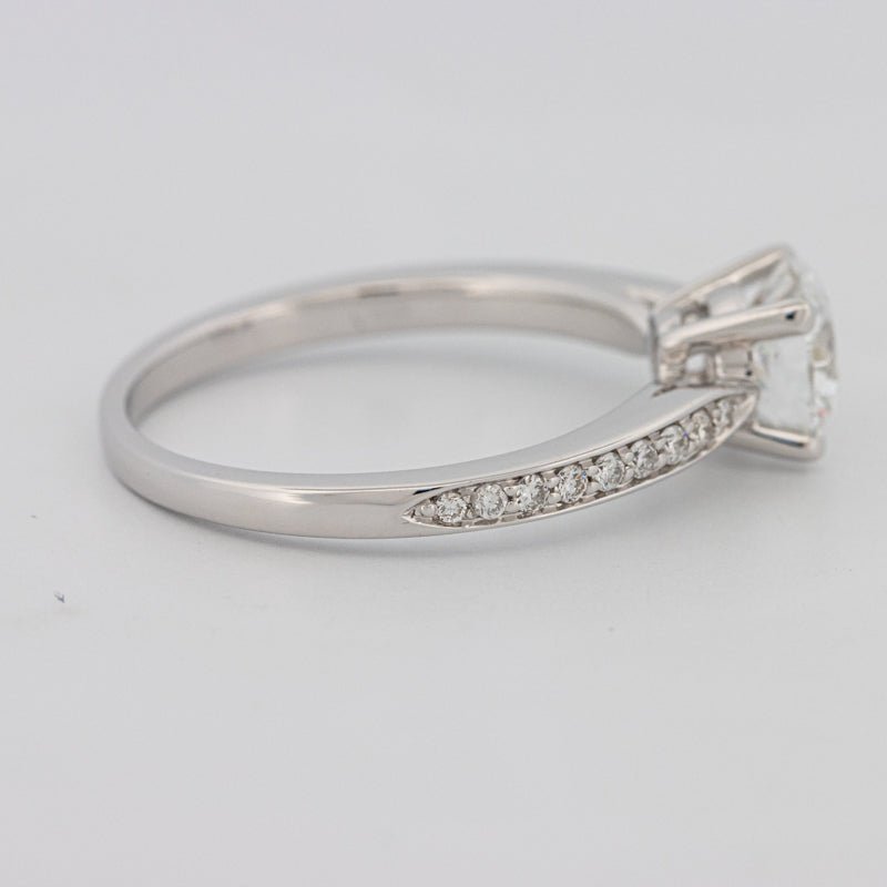 1 CT Round Pavé Solitaire (LG) - ZIZOV DIAMONDS