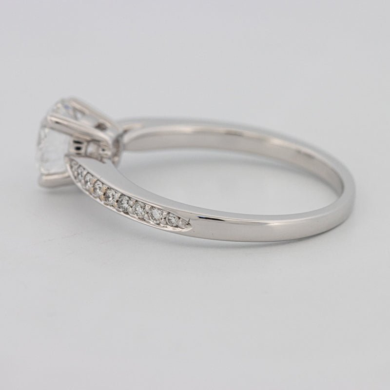 1 CT Round Pavé Solitaire (LG) - ZIZOV DIAMONDS