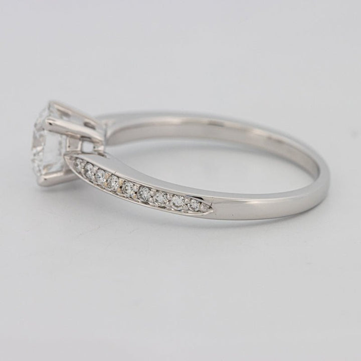 1 CT Round Pavé Solitaire (LG) - ZIZOV DIAMONDS