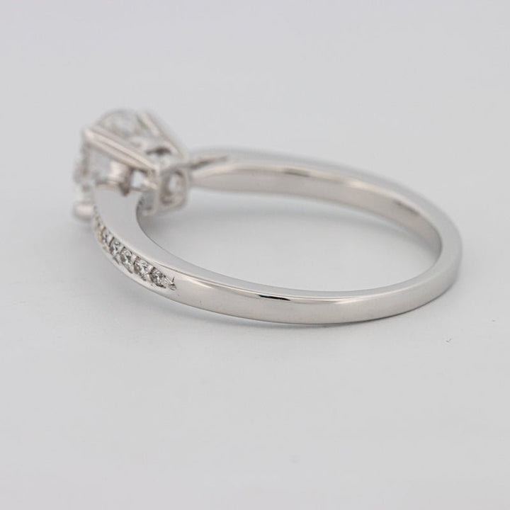 1 CT Round Pavé Solitaire (LG) - ZIZOV DIAMONDS