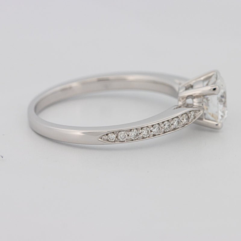 1 CT Round Pavé Solitaire (LG) - ZIZOV DIAMONDS