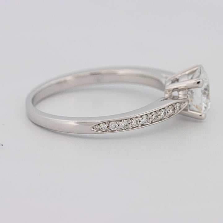 1 CT Round Pavé Solitaire (LG) - ZIZOV DIAMONDS