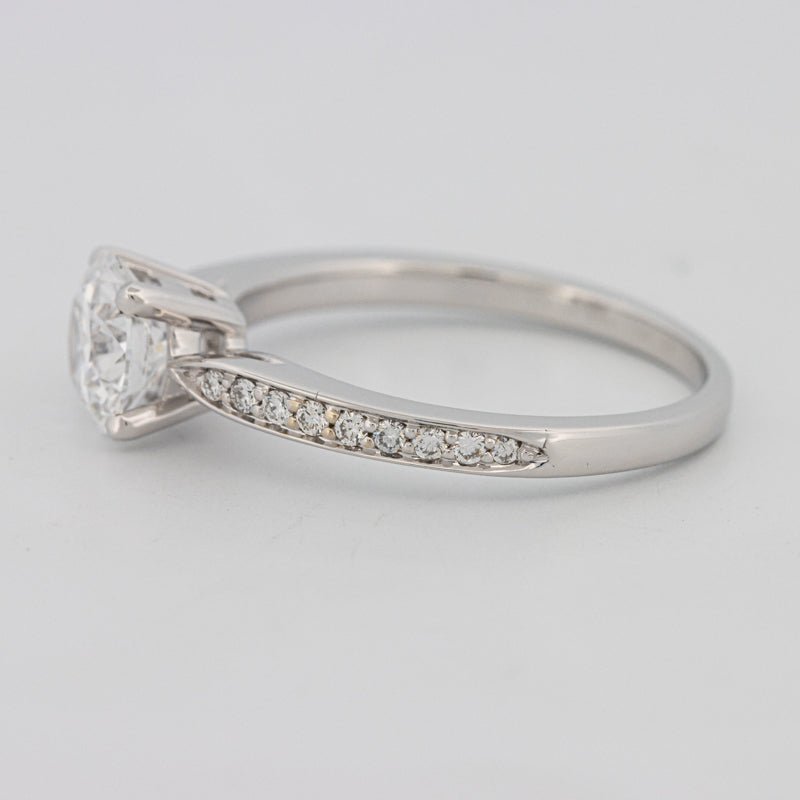 1 CT Round Pavé Solitaire (LG) - ZIZOV DIAMONDS