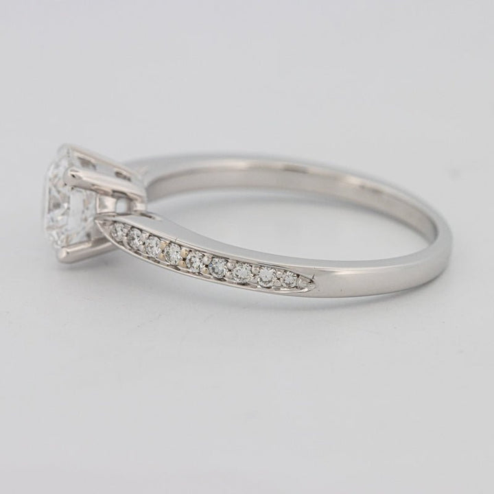 1 CT Round Pavé Solitaire (LG) - ZIZOV DIAMONDS