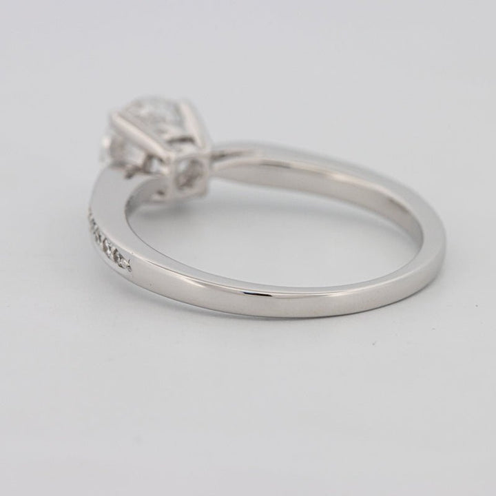1 CT Round Pavé Solitaire (LG) - ZIZOV DIAMONDS