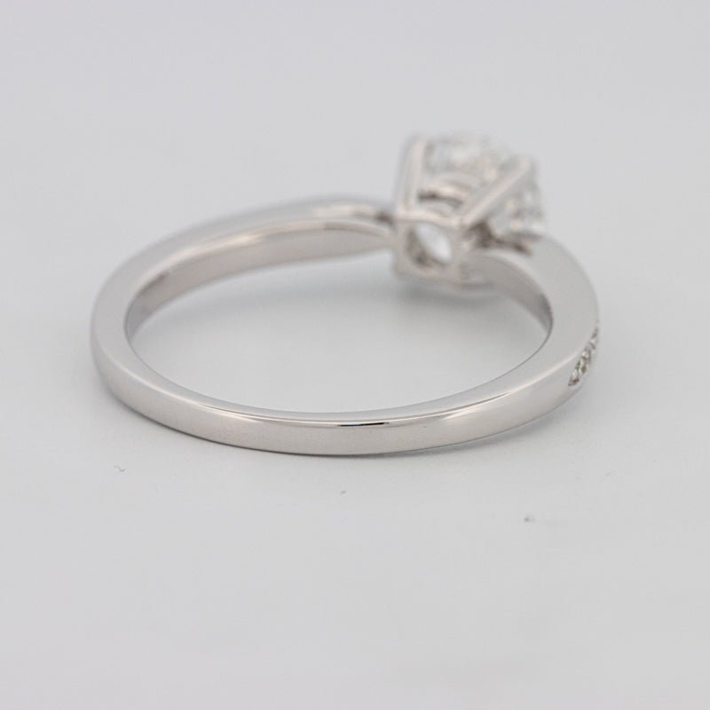 1 CT Round Pavé Solitaire (LG) - ZIZOV DIAMONDS