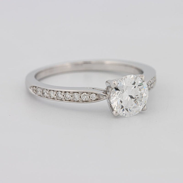 1 CT Round Pavé Solitaire (LG) - ZIZOV DIAMONDS