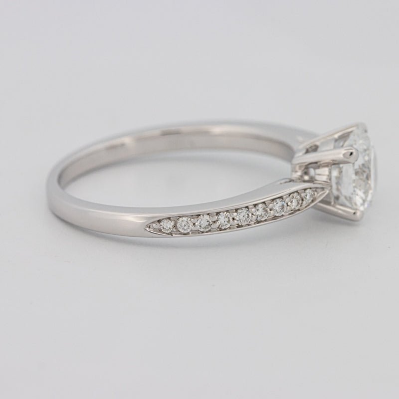 1 CT Round Pavé Solitaire (LG) - ZIZOV DIAMONDS