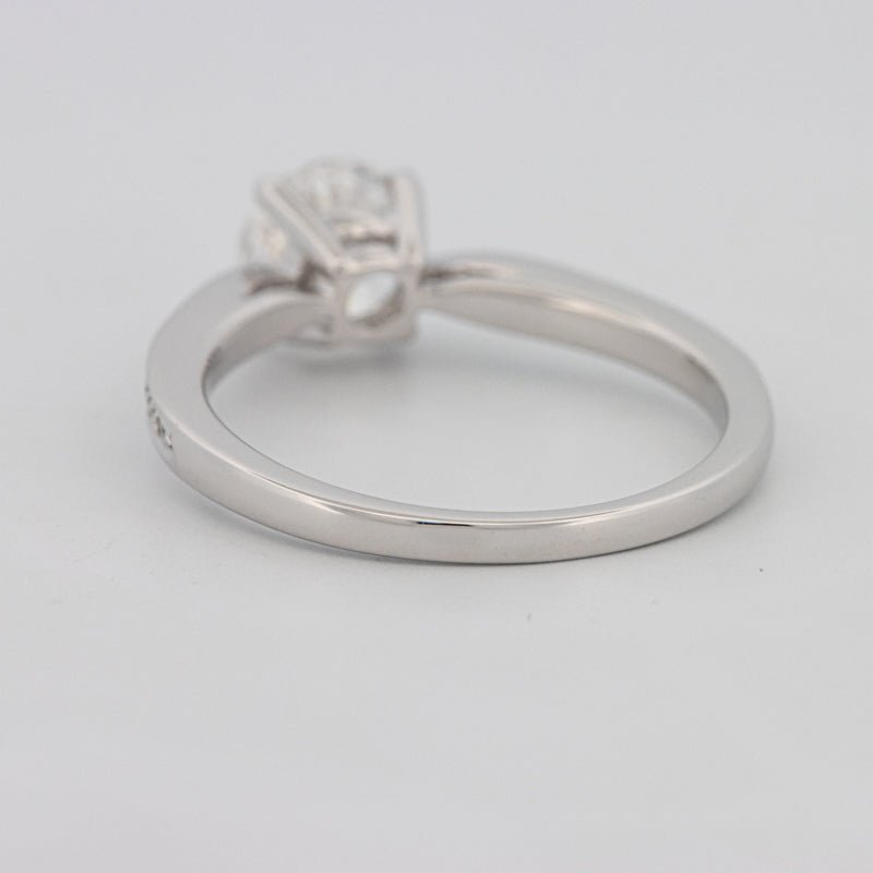 1 CT Round Pavé Solitaire (LG) - ZIZOV DIAMONDS