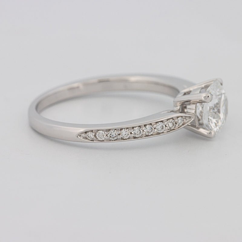 1 CT Round Pavé Solitaire (LG) - ZIZOV DIAMONDS