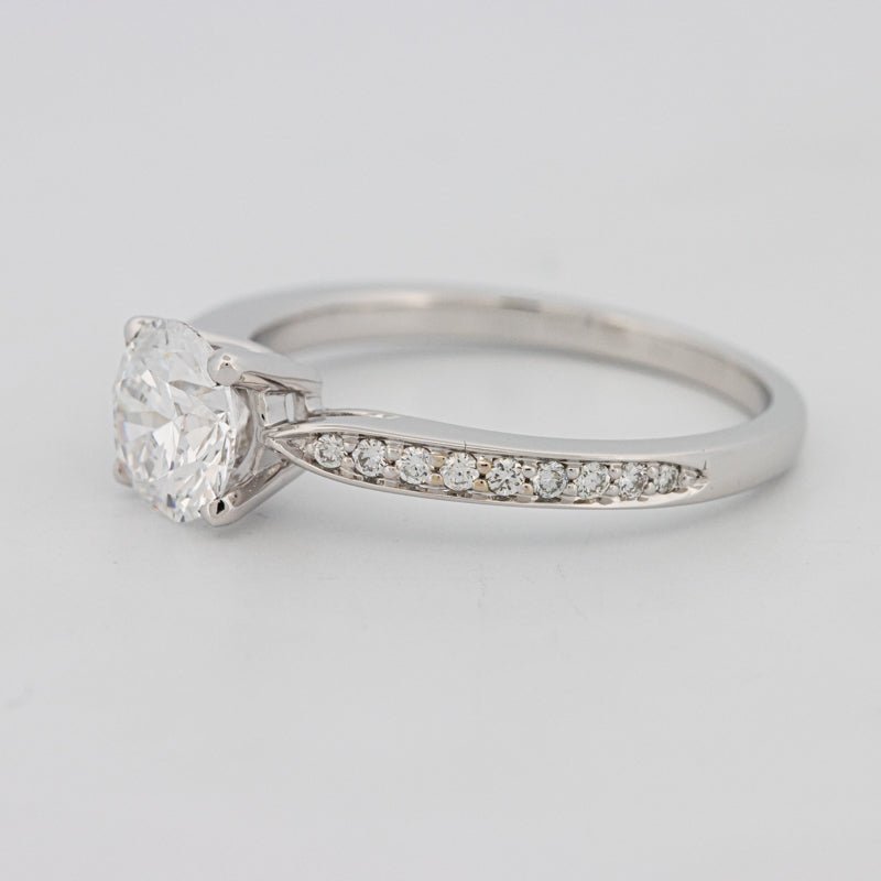 1 CT Round Pavé Solitaire (LG) - ZIZOV DIAMONDS