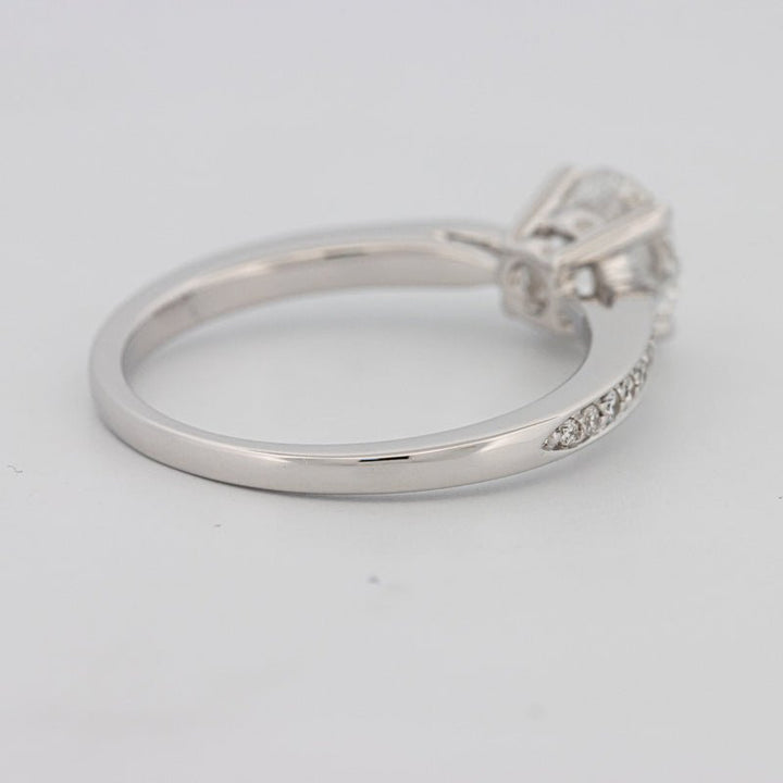 1 CT Round Pavé Solitaire (LG) - ZIZOV DIAMONDS