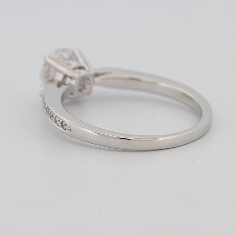 1 CT Round Pavé Solitaire (LG) - ZIZOV DIAMONDS