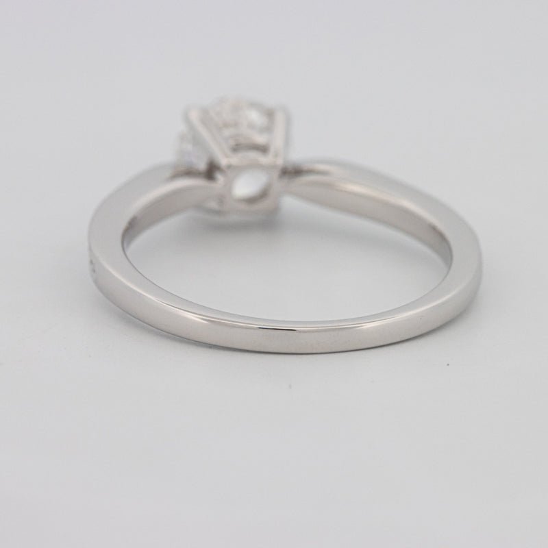 1 CT Round Pavé Solitaire (LG) - ZIZOV DIAMONDS